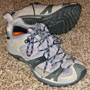 MERRELL MULTI-COLOR LEATHER WOMEN'S HIKING SHOES